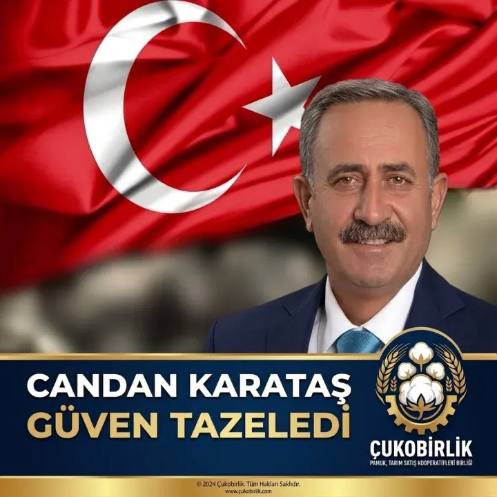 CEYHAN ÇUKOBİRLİK’TE CANDAN KARATAŞ GÜVEN TAZELEDİ