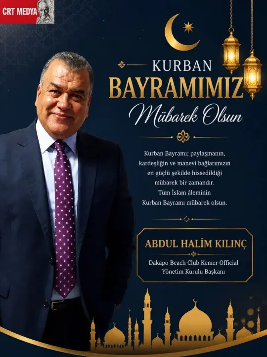 ABDUL HALİM KILINÇ KURBAN BAYRAMINI KUTLADI