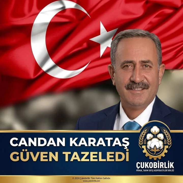 CEYHAN ÇUKOBİRLİK’TE CANDAN KARATAŞ GÜVEN TAZELEDİ
