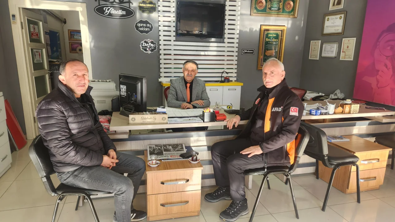 AFAD İl Müdürü Adil Arslan’dan Yeşil Doğa Derneği’ne Ziyaret
