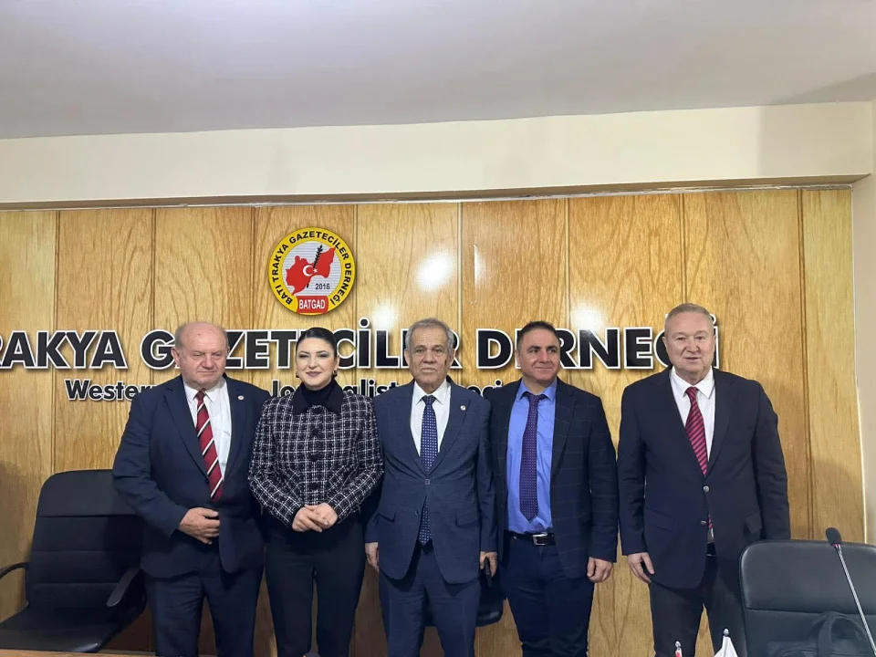 Batı Trakya Gazeteciler Derneği’nde Necmi Işıksal Güven Tazeledi