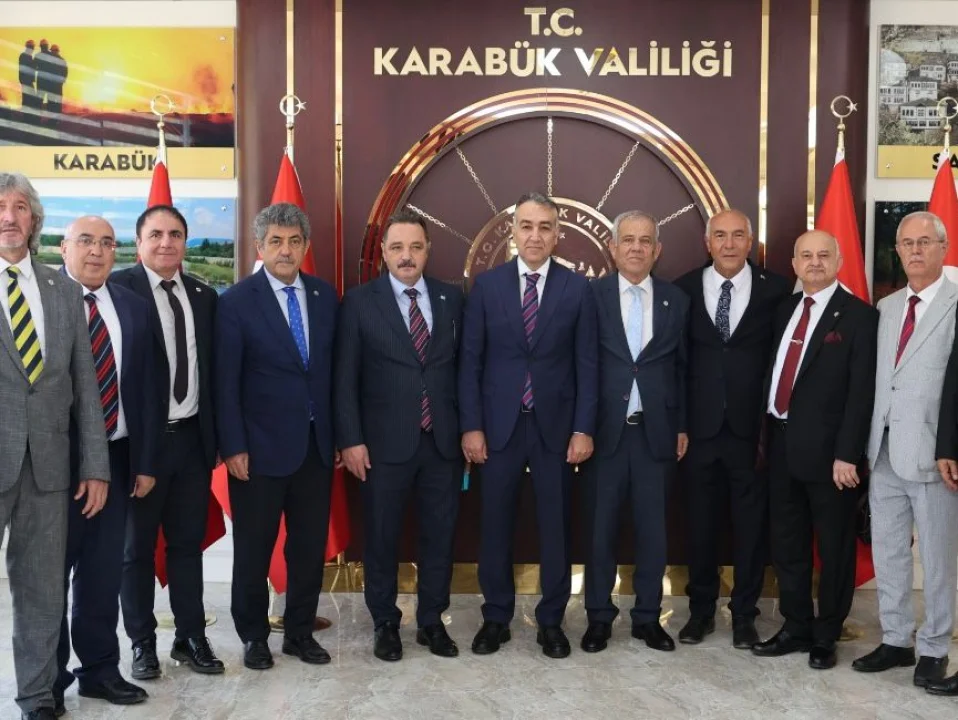 BASIN TEMSİLCİLERİNDEN KARABÜK VALİSİ'NE ZİYARET